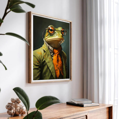 SKRYUIE Paint by Numbers Frogs for Adults, Acrylic Oil Painting by Numbers Kits Suits for Beginner with Paintbrushes Brushes Paintwork Art Crafts ...