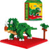 Triceratops from Deluxebase. Jurassic Themed 3D Mini Blocks Building Toys, Easy to Use Mini Bricks Dinosaur Puzzle. Great Prehistoric Educational ...