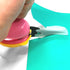 HARAC Table Top Scissors with Base Adaptable Scissors Spring Loaded, Safety Push Down Scissors for Special Needs, Ambidextrous Training Scissors, ...