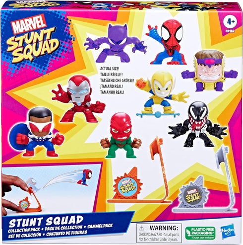 Marvel Stunt Squad Collection Pack, Action Figure Set, Super Hero Toys, Action Figures, Mini Action Figures, Playset, Toys for Kids Ages 4 and Up...