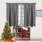 Buffalo Check Curtains Buffalo Plaid Curtains Blackout Curtains Farmhouse Country Curtains for Living Room, 36x36inch, 2 Pack (Black White)...
