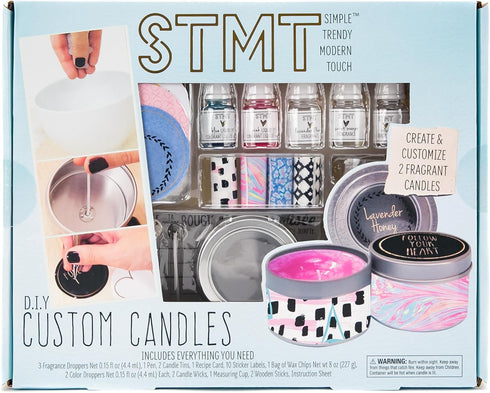 STMT D.I.Y. Custom Candles, Candle Maker Kit, DIY Candle Making Set, Make Your Own Candle Starter Kit for Kids, Ages 8+, Colors may vary...