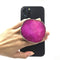 Crystal Phone Grip & Stand Clear Druzy Healing Natural Stone Crystal Phone Accessory (Red)...