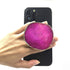 Crystal Phone Grip & Stand Clear Druzy Healing Natural Stone Crystal Phone Accessory (Red)...