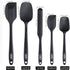 Silicone Spatula Set, 5 Pack Heat Resistant Silicone Rubber Spatula for Baking, Cooking and Mixing, Non Stick, BPA-Free, Dishwasher Safe (5Pack, B...