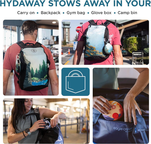 HYDAWAY Collapsible Water Bottle Travel Case - Store & Protect Bottles, Bowls & Folding Cups I Travel, Camping, Hiking & Festival Essentials, TSA ...