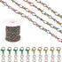 5M Stainless Steel Figaro Chains Multi-color Unwelded Chain DIY Chain Jewelry Set Making Kit for Jewelry Necklace Bracelet Earring Making...