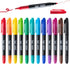 Mr. Pen- Dual Tip Permanent Markers, 12 Pack, Fine & Ultra Fine Tip, Fine Tip Permanent Markers, Fine Tip Marker, Permanent Markers Fine Point, Fi...