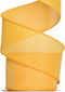 Burlap Yellow Wired Ribbon, 2 1/2 inch 10 Yard, Jute Ribbon for Decoration Bows Craft Gift Wrapping Wreath Sewing...