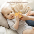 Sensory Teething Toys for Babies Age 3 to 12 Months (Set of 3) - Animal Shaped, BPA Free Soft and Textured Silicone Teether, Relief Sore Gums...