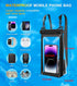 Universal Oversized Floating Waterproof Pouch with Lanyard,Underwater Dry Bag for iPhone 15 14 13 12 11 Pro Max XS XR X,Samsung Galaxy S24 S23 S22...