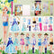 Magnetic Dress Up Dolls, Magnetic Princess Dress Up Paper Dolls, Magnetic Dress Up Dolls for Girls Ages 4-7 Learning Created Imagine Set Birthday ...