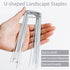 20 pcs 6 inch U-Shaped Landscape Staples, Garden Landscape Staples are Suitable for Outdoor Irrigation Hoses, Artificial Turf Nails, Fixed Fences ...
