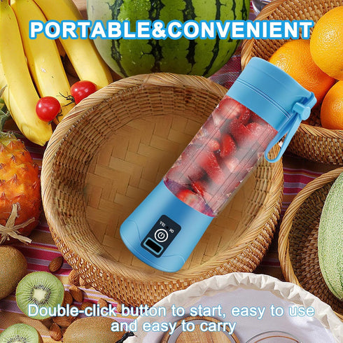 Portable Blender,Personal Blender for Shakes and Smoothies,Personal Size Blenders with USB Rechargeable Mini Fruit Juice Mixer, Mini Juicer Smooth...
