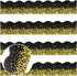 80 Feet Gold Confetti Bulletin Board Borders Bulletin Board Classroom Decorations Back to School Glitter Adhesive Bulletin Board Desk Locker Wall ...