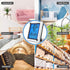 Number-one Indoor Outdoor Thermometer Humidity Monitor, Wireless Digital Hygrometer Humidity Temperature Sensor Large Touchscreen Backlight, Humidity Gauge Meter Cold Resistant Weatherproof