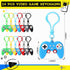 Skylety 72 Pcs Video Game Party Favor Set, Rubber Bracelets Stamps Video Game Acrylic Lobster Keychain Gamer Birthday Party Favors Supplies, Gift ...