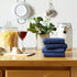 DII Basic Terry Collection Waffle Dishtowel Set, 15x26, Solid Nautical Blue, 4 Piece...