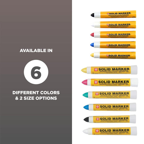 Sakura Solid Paint Markers with Twist Up Tip - Low Temperature Permanent Marker Pens - Window, Wood, & Glass Marker - White Paint - 1 Pack...