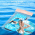 IPX8 Waterproof Phone Pouch/Case, 2 Pack Universal TPU Cell Phone Dry Bag Underwater Protector with Detachable Lanyard for iPhone 14 13 12 Pro Max...