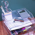 Acrylic Stapler,Clear and Silver-Tone Hardware, Beautiful Desk Accessory for Office Home or School,Takes Standard 24/6 or 26/6 Staples...
