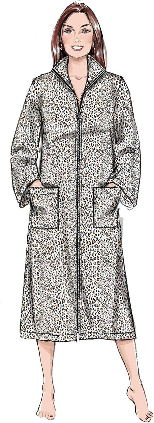 Butterick Misses' and Women's Loose-Fitting Robe Sewing Pattern Kit, Design Code B6967, Sizes XS-S-M-L-XL...