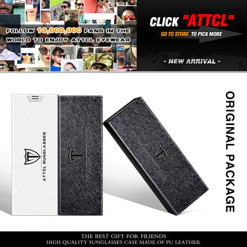 ATTCL Men's Fashion Driving Polarized Sunglasses UV Protection Metal Frame...