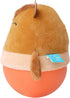 Manhattan Toy Wobbly Bobbly Bear Weighted, Soft Silicone Wobble Ball with Embroidered Plush Baby & Toddler Toy...