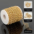 YOUBEIYEE 10 Meters Gold Plated Chain for Jewelry Making, Aluminum Rolo Necklace Chain for Men and Women Lightweight Craft Chain Roll...