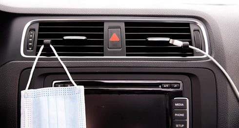 VentHook Car Dashboard Cable Mount for USB Charging Cables, iOS and Android car Chargers......