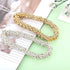 Bememo 200 Pieces 8mm Rondelle Beads Crystal Spacer Beads Loose Beads for Jewelry Bracelets Making (Golden and Silvery)...