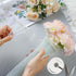 2Pack Bouquet Wrapping Paper with Pearl Florist, Pearl Edge Flower Wrapping Mesh Paper with 10 Yards Satin Ribbon for Florist Supplies Mother's Da...