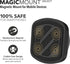 Scosche MMWSM-2PKXCES0 MagicMount Select Magnetic Phone, GPS, or Tablet Suction Cup Car Cell Phone Holder, 360 Degree Adjustable Head, StickGrip S...