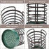 Utensil Holder, Kitchen Utensil Holder Rack with Gelatinous Base and Metal holder, Wire Utensil Organizer Round Utensil Caddy Crock Flatware Stora...