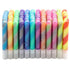 72-Pack Glue with Glitter Gel Pens for Kids - 0.35 Oz Rainbow Glue Stick Set for Arts and Crafts Projects, Slime Supplies, Scrapbooking, Cards (12...
