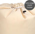 Cotton Clinic 2 Pack Set Cotton Laundry Bags for Delicates, Laundry Bags Canvas Extra Large 24"x36", Multi Purpose Bags, Heavy Duty Natural Drawst...