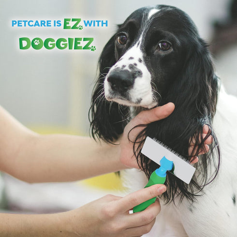 Large Slicker Brush for Dogs & Cats - Grooming Dog Brush for Shedding Hair, Fur - Comb for Grooming Long Haired & Short Haired Dogs - Cat Brush - ...