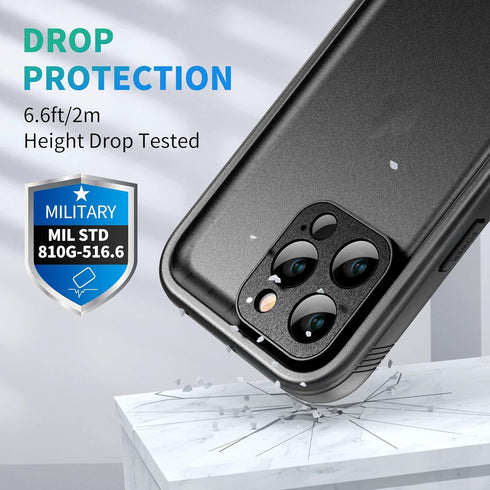 SPORTLINK Compatible with iPhone 12 Pro Max Waterproof Shockproof Case - Full Body Heavy Duty Underwater Dustproof Rugged 360 Protective Military ...