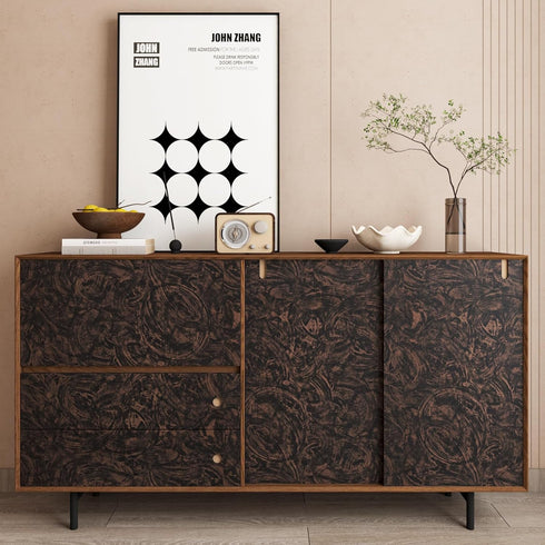 LACHEERY Stained Black Concrete Wallpaper Peel and Stick Dark Black and Bronze Wallpaper for Bathroom Waterproof Removable Self Adhesive Cement Co...