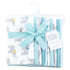 Hudson Baby Unisex Baby Flannel Burp Cloth 10pk, Teal Elephant, One Size...