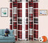 Sapphire Home Kids Boys Teens 2 Window Curtain Panels 84" Long, Plaid Stripes Checked Print Design Black Red Gray Curtains for Teens Boys Girls, K...