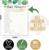 Hadley Designs Hilarious Baby Shower Games Set – 25 Double-Sided Cards for 25 Guests, 2 Games, Word Scramble Baby Shower Game, True or False, Gend...