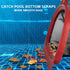 Durable Pool Net Skimmer Heavy Duty Pool Skimmer Net Fine Mesh Big Pool Net Skimmer Head Pool Leaf Net Rake Pool Nets for Cleaning Swimming Pool &...