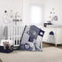 NoJo Love You to The Moon - Grey and White Elephant and Giraffe Plush Changing Pad Cover...