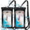 2 Pack Waterproof Phone Pouch with Adjustable Lanyard for iPhone 15 14 13 12 Pro Max, for Samsung Galaxy S24/S23 up to 7.5", IPX8 Water Proof Phon...