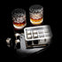 Whiskey Stones Gift Set – 6 Reusable Stainless Steel Chilling Rocks with Tongs for Scotch, Bourbon, Cocktails, and More...