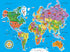 MasterPieces 60 Piece Educational Jigsaw Puzzle for Kids - World Map - 16.5"x12.75"...