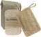 Natural Loofah Kitchen Sponge (3 Pcs) No Scratch Scrubber for Dishwashing, 100% Plant Fibers Vegetable Scrubber, Zero Waste and Eco Friendly Loofa...