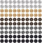 100PCS 5mm Mini Snap Buttons for Doll Clothes Assorted Metal Snap Fasteners Buttons Round Button Buckle Small Press Buttons Miniature Snap Buttons...