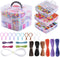 Peirich Jewelry Making Bead Kits, includes 44 Embroidery Floss with 3-Tier Organizer Storage Box with Threads, Over 4900 Beads for Friendship Brac...